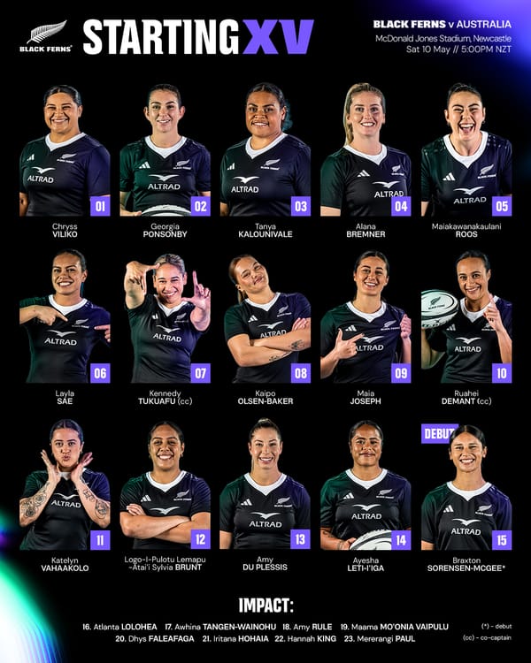 The first Black Ferns Test