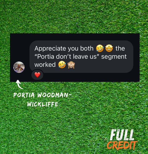 The Return of Portia Woodman-Wickliffe