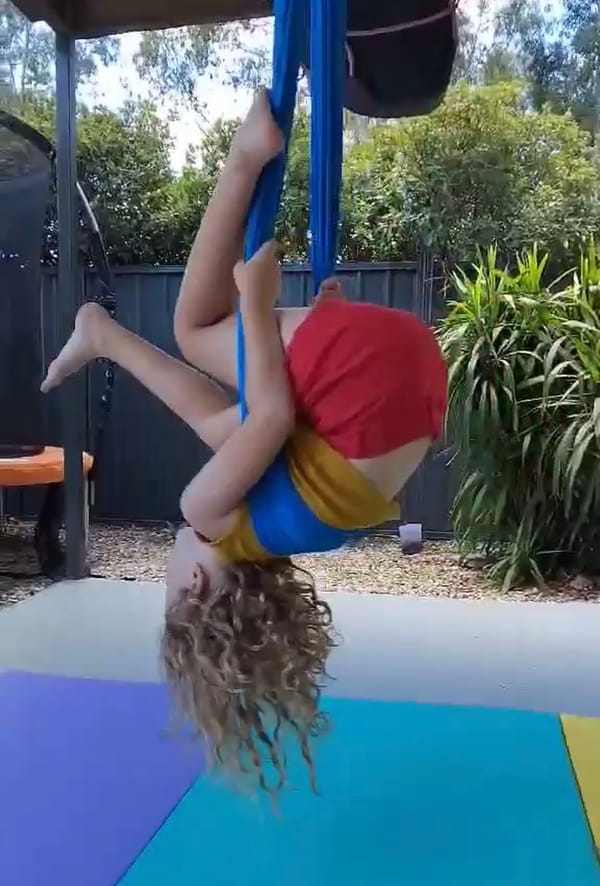 A six year old talks sport